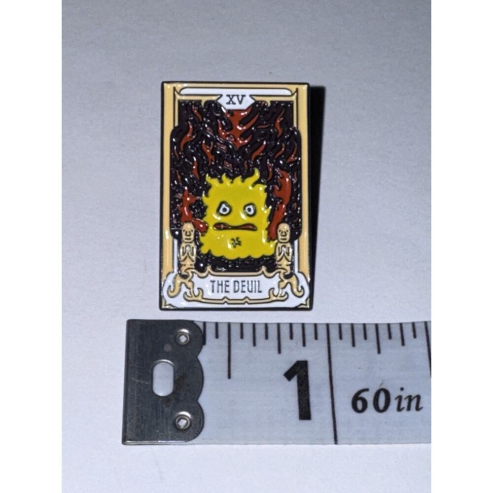 The Devil Tarot Card Pin Brooch